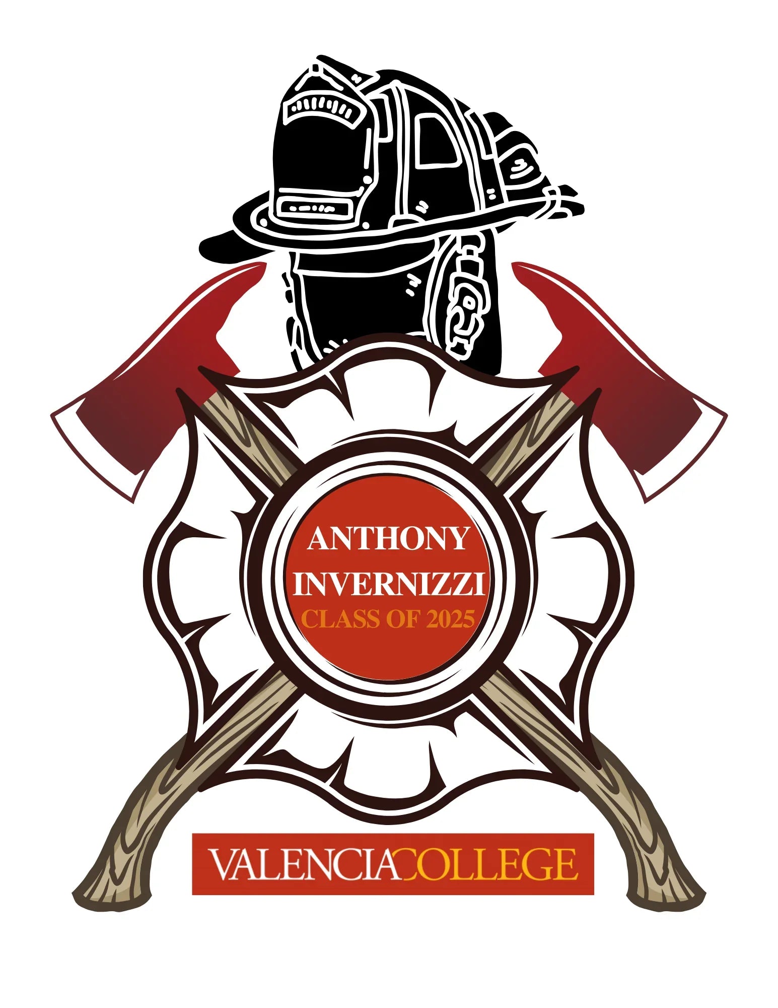 Fire Rescue Graduation Unisex Jersey Tee - Personalizable - Whippie's