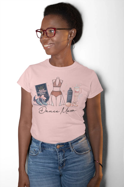 Dance Mom Life Essentials Fitted Women's Tee - Personalizable - Whippie's