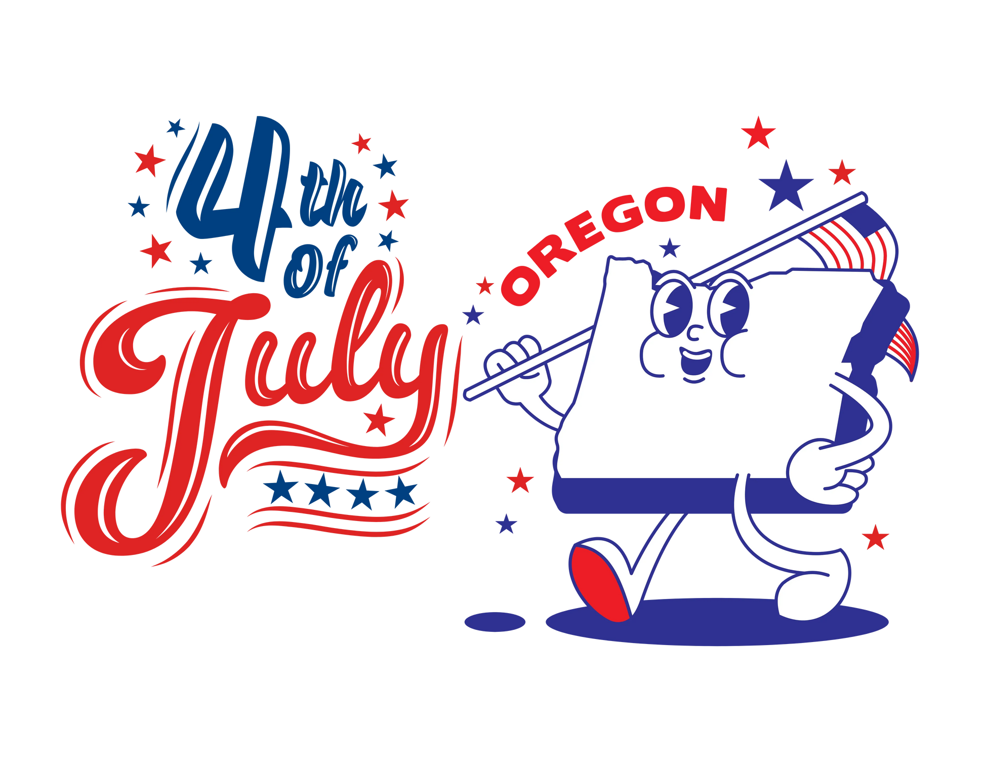 State Flag Pride - 4th of July Tee - Personalizable - Whippie's