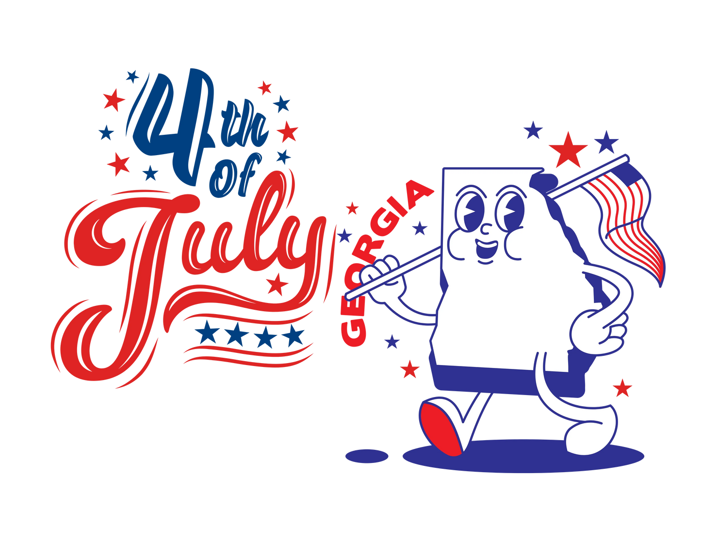 State Flag Pride - 4th of July Tee - Personalizable - Whippie's