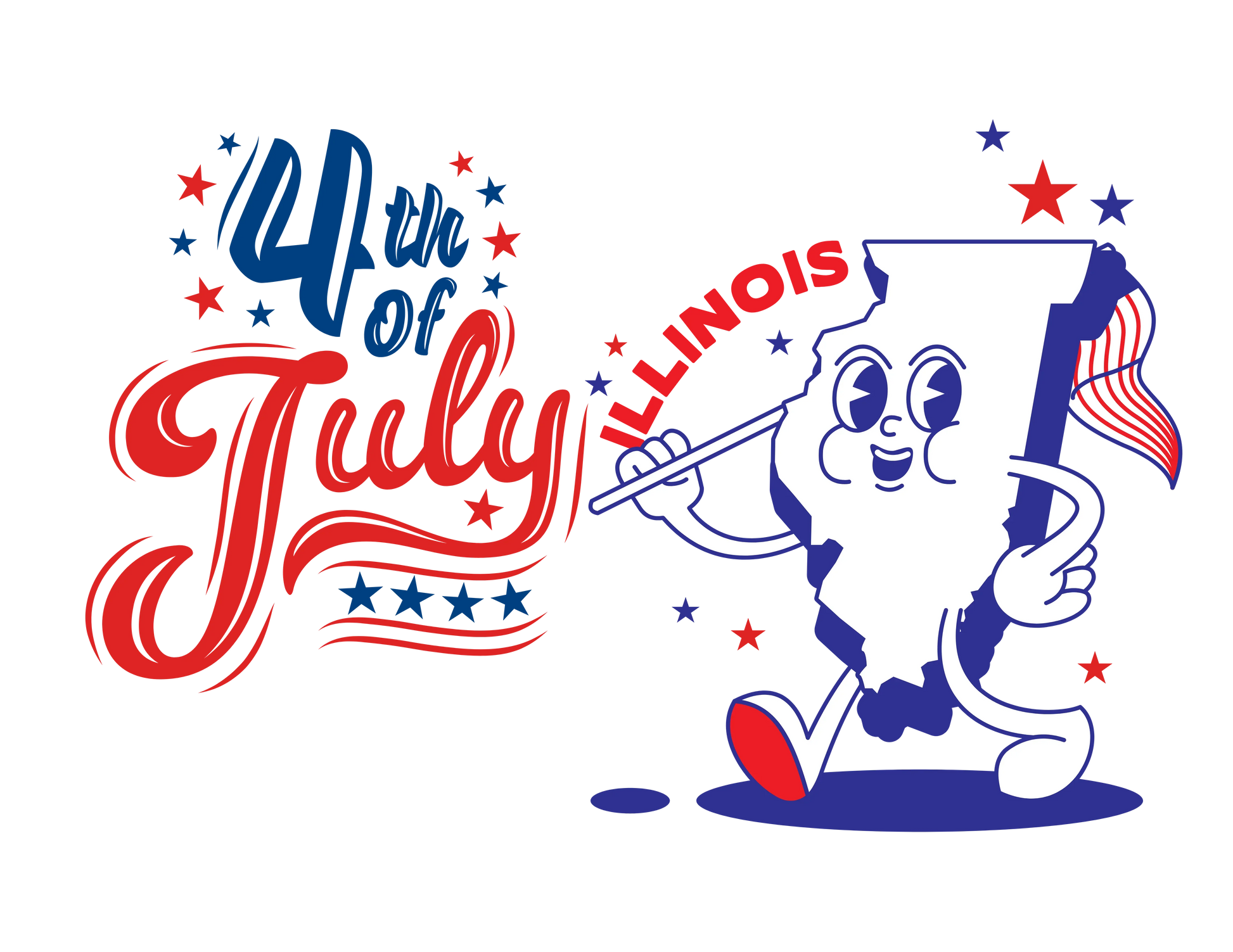 State Flag Pride - 4th of July Tee - Personalizable - Whippie's