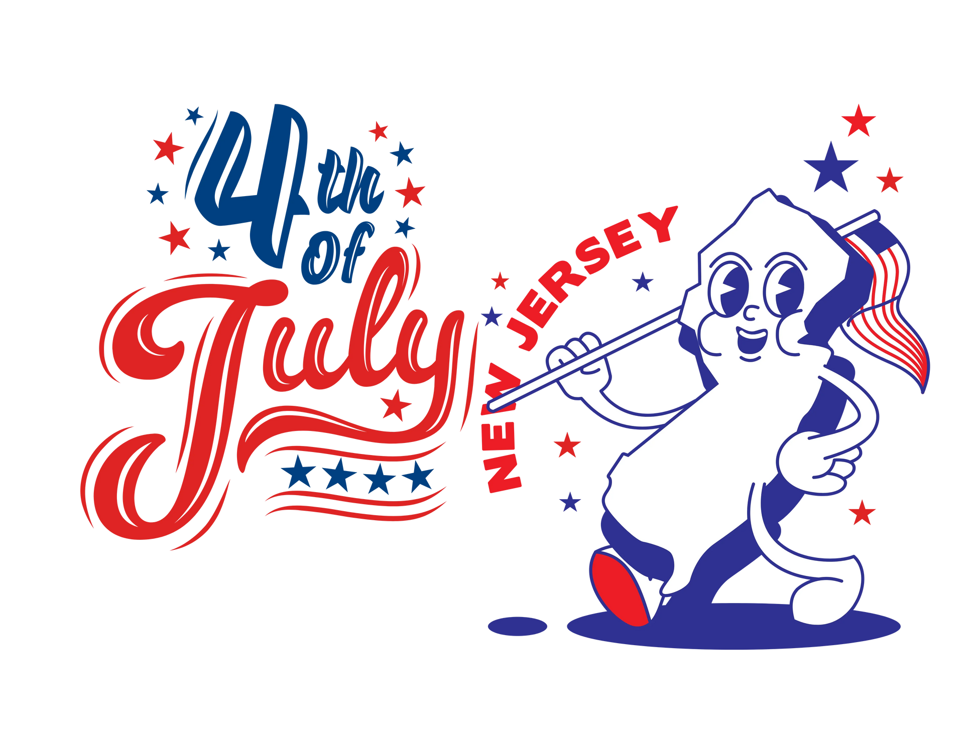 State Flag Pride - 4th of July Tee - Personalizable - Whippie's