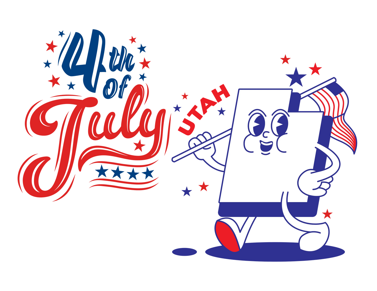 State Flag Pride - 4th of July Tee - Personalizable - Whippie's