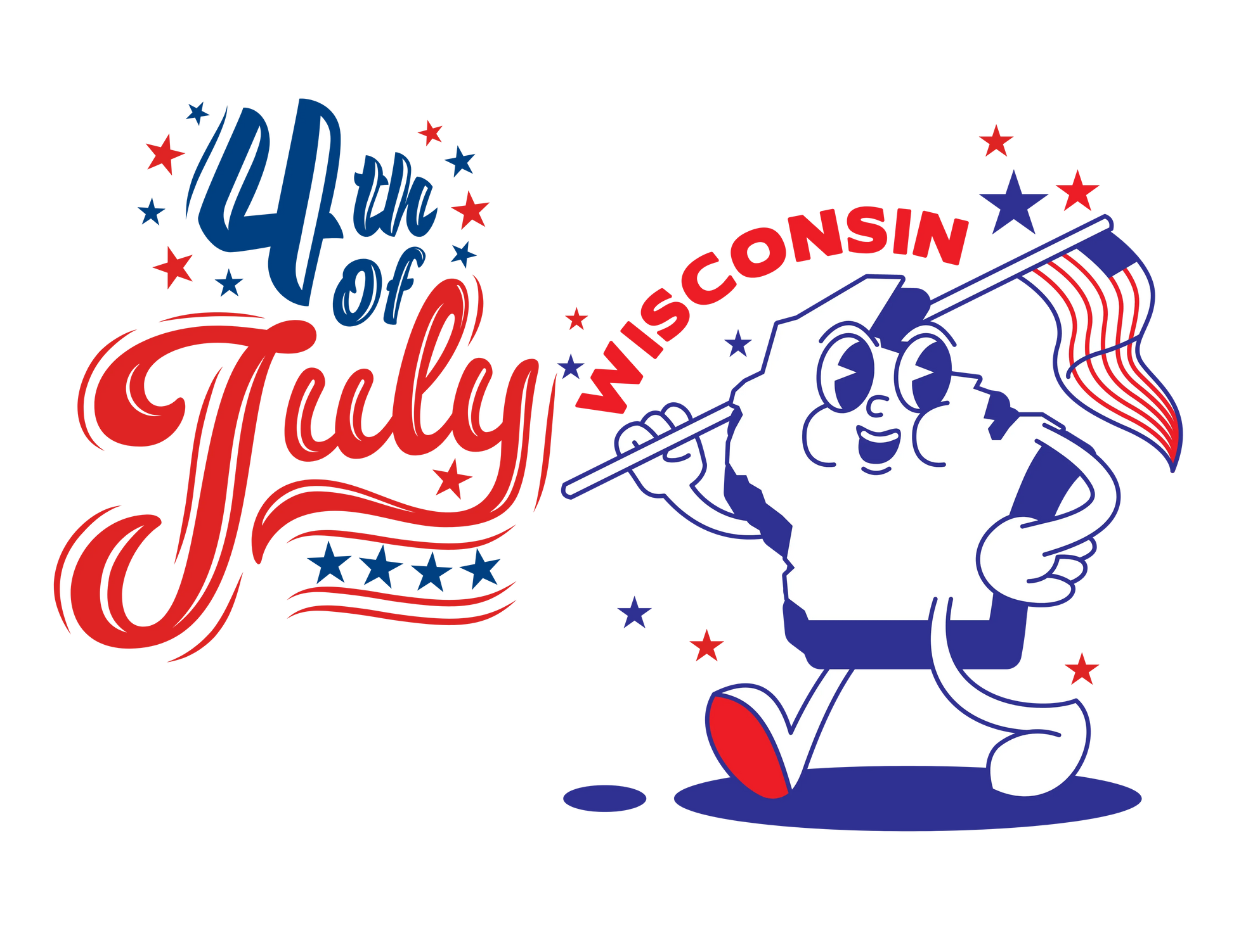 State Flag Pride - 4th of July Tee - Personalizable - Whippie's