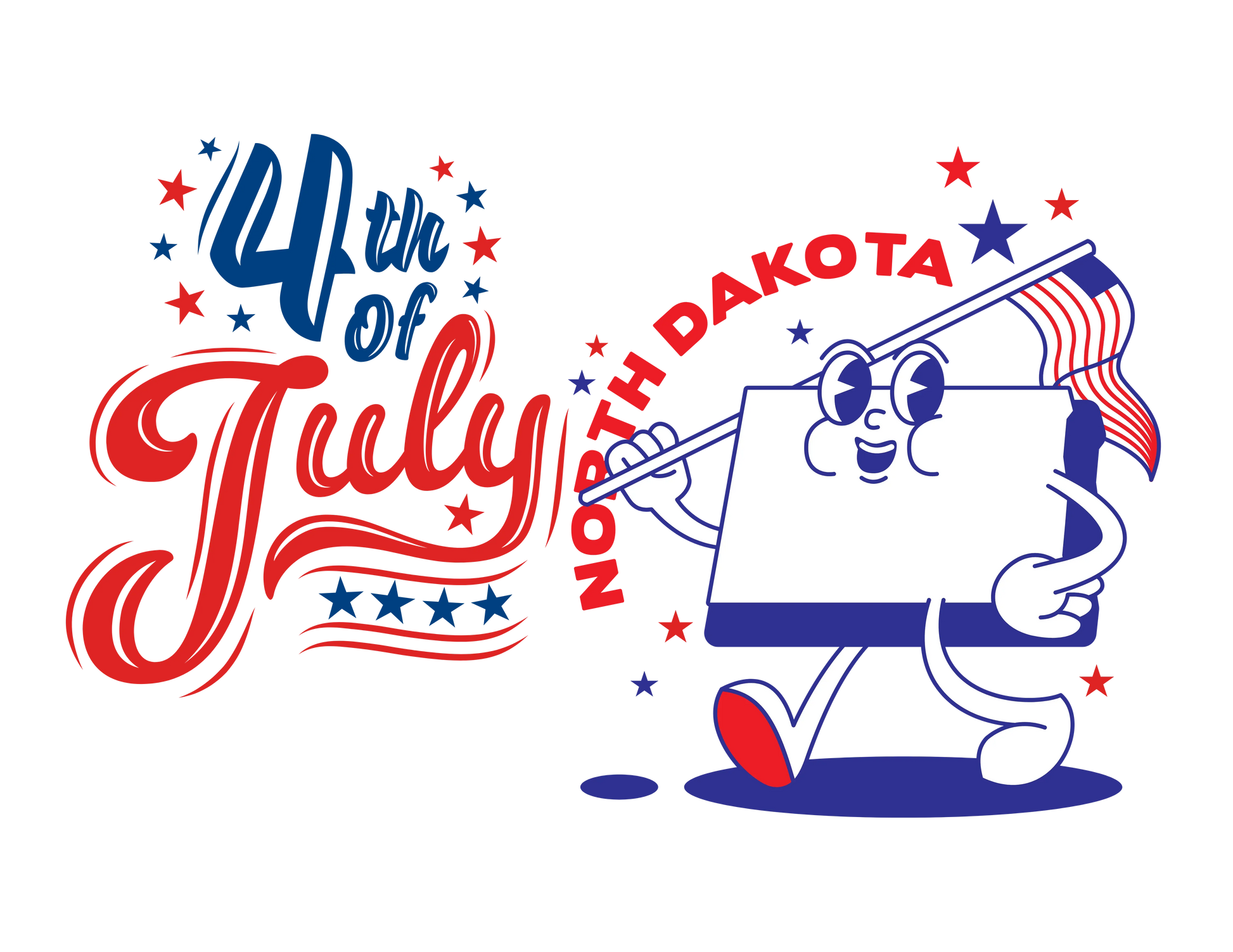 State Flag Pride - 4th of July Tee - Personalizable - Whippie's