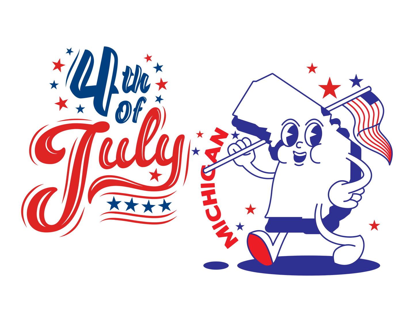 State Flag Pride - 4th of July Tee - Personalizable - Whippie's