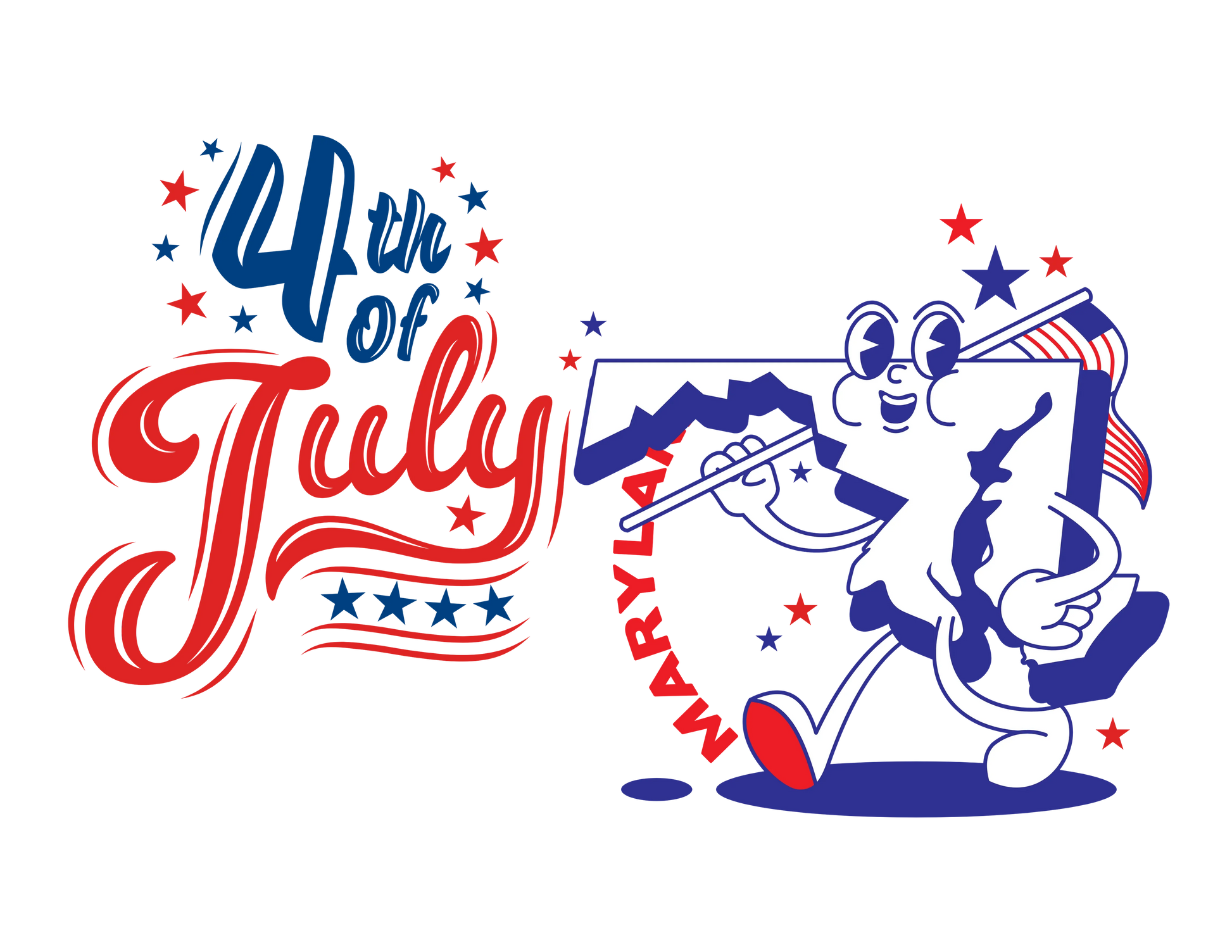 State Flag Pride - 4th of July Tee - Personalizable - Whippie's