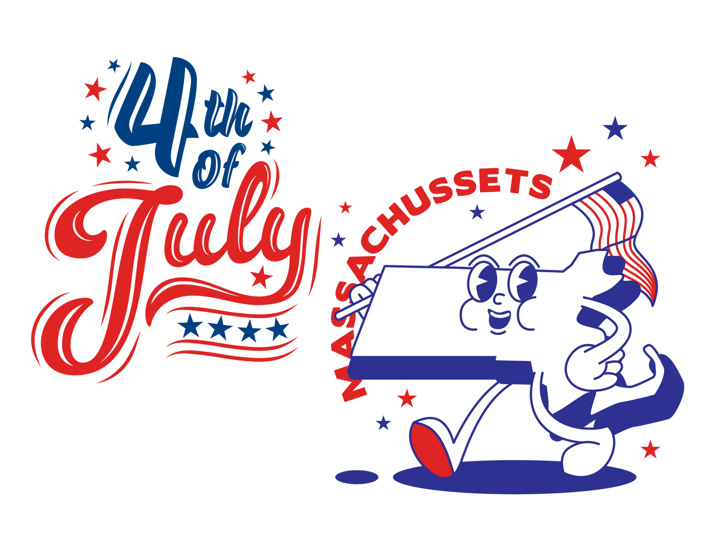 State Flag Pride - 4th of July Tee - Personalizable - Whippie's