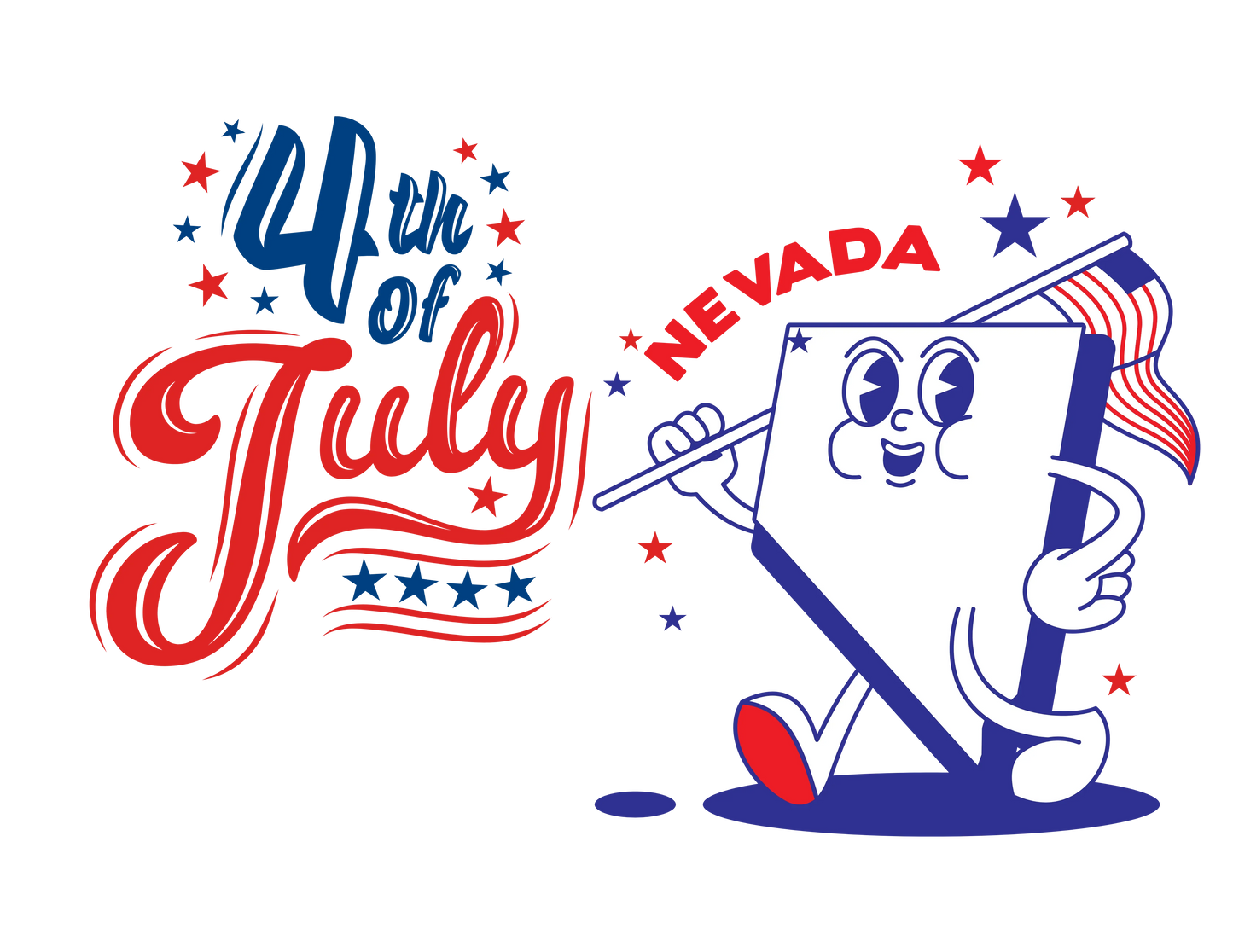 State Flag Pride - 4th of July Youth Tee - Personalizable - Whippie's