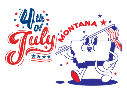 State Flag Pride - 4th of July Youth Tee - Personalizable - Whippie's