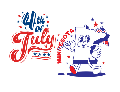 State Flag Pride - 4th of July Youth Tee - Personalizable - Whippie's