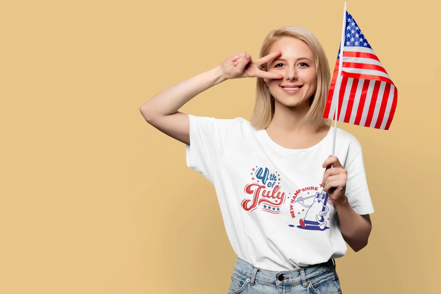 State Flag Pride - 4th of July Tee - Personalizable - Whippie's