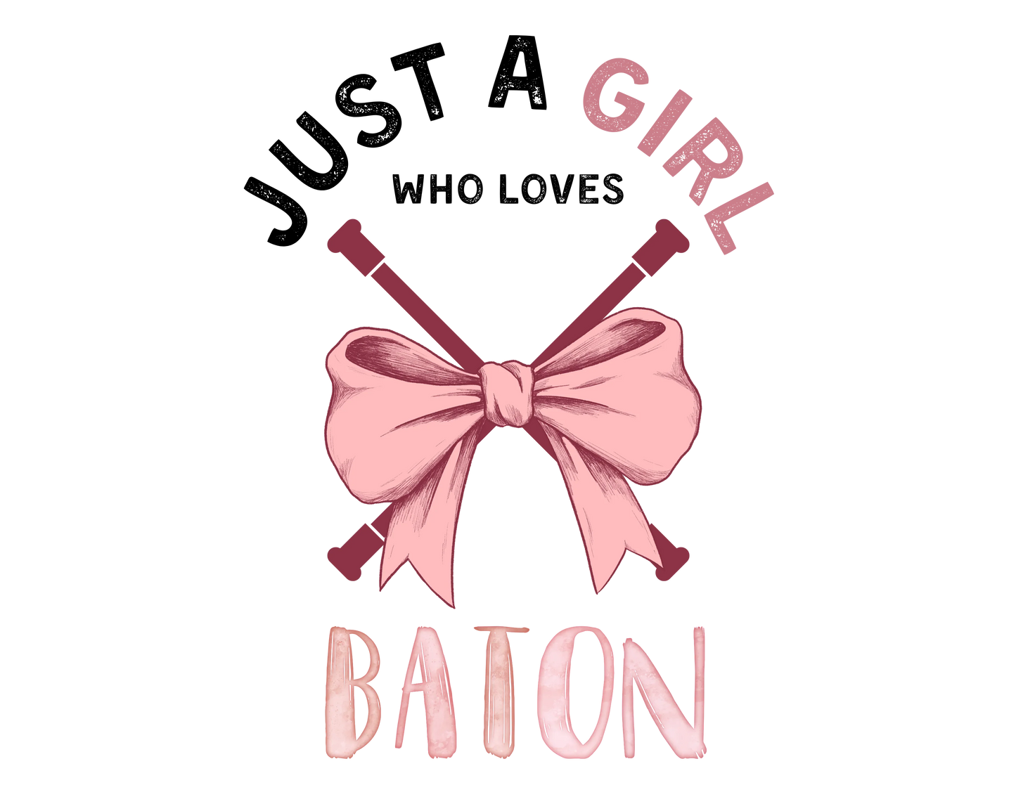 Just a Girl Who Loves... Graphic Women's Baby Tee | Choose Your Passion 💖 - Personalizable - Whippie's