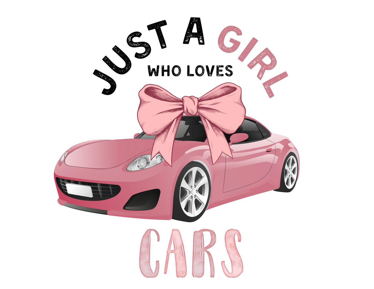 Just a Girl Who Loves... Graphic Women's Baby Tee | Choose Your Passion 💖 - Personalizable - Whippie's