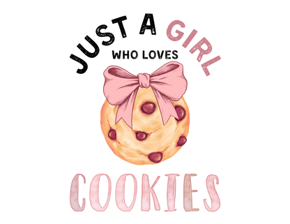 Just a Girl Who Loves... Graphic Women's Baby Tee | Choose Your Passion 💖 - Personalizable - Whippie's