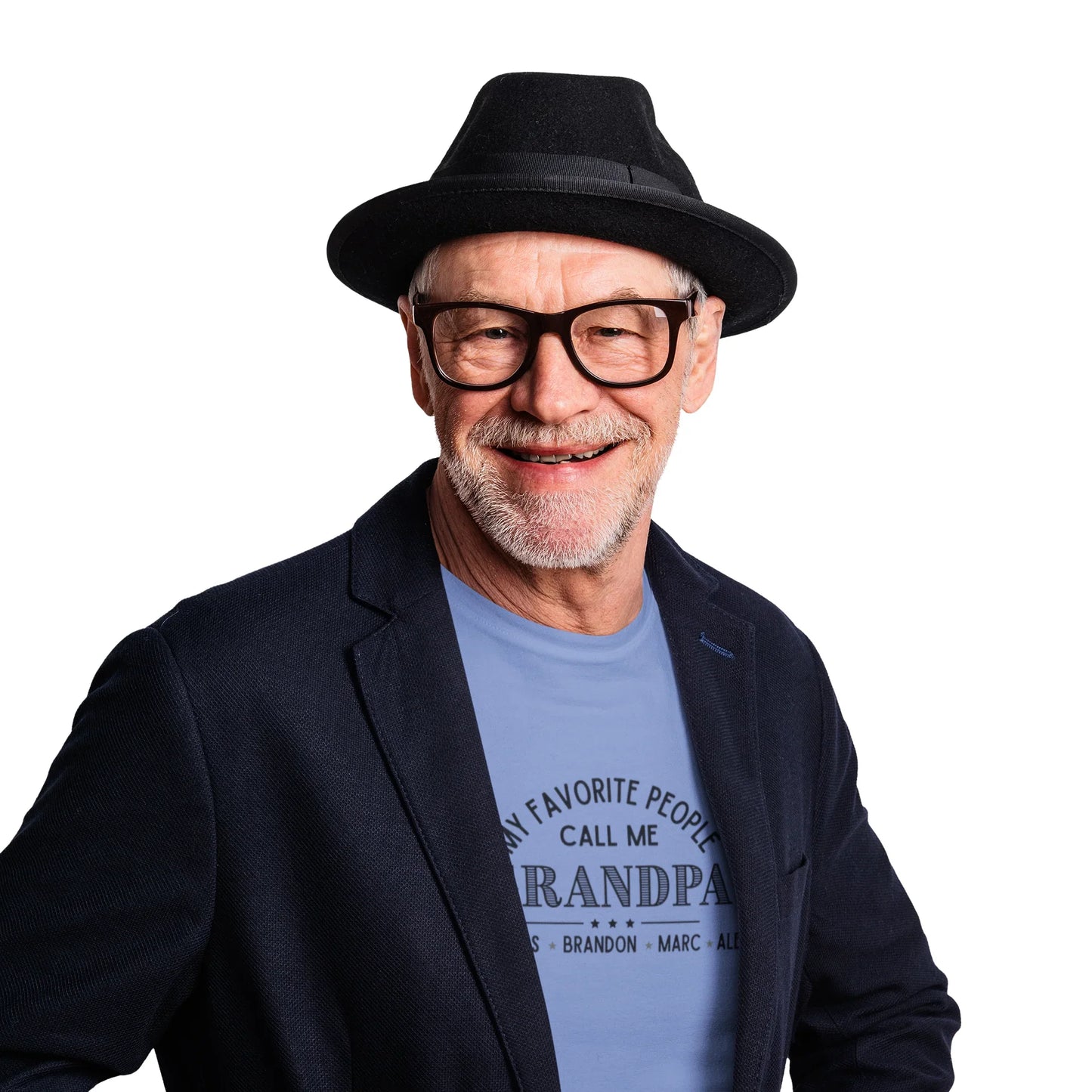My Favorite People Call Me Grandpa - Personalized Unisex Jersey Tee - Whippie's