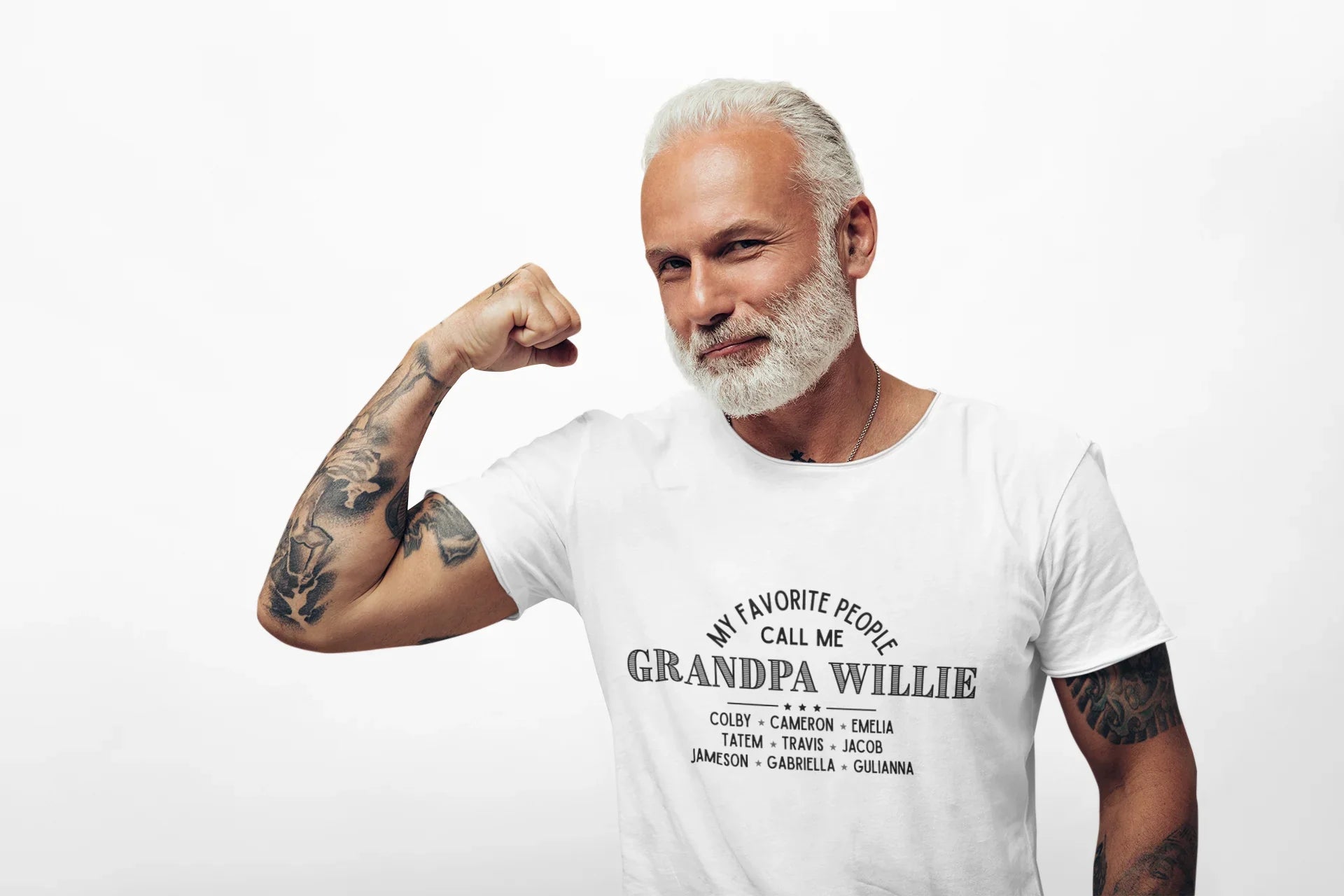 My Favorite People Call Me Grandpa - Personalized Unisex Jersey Tee - Whippie's