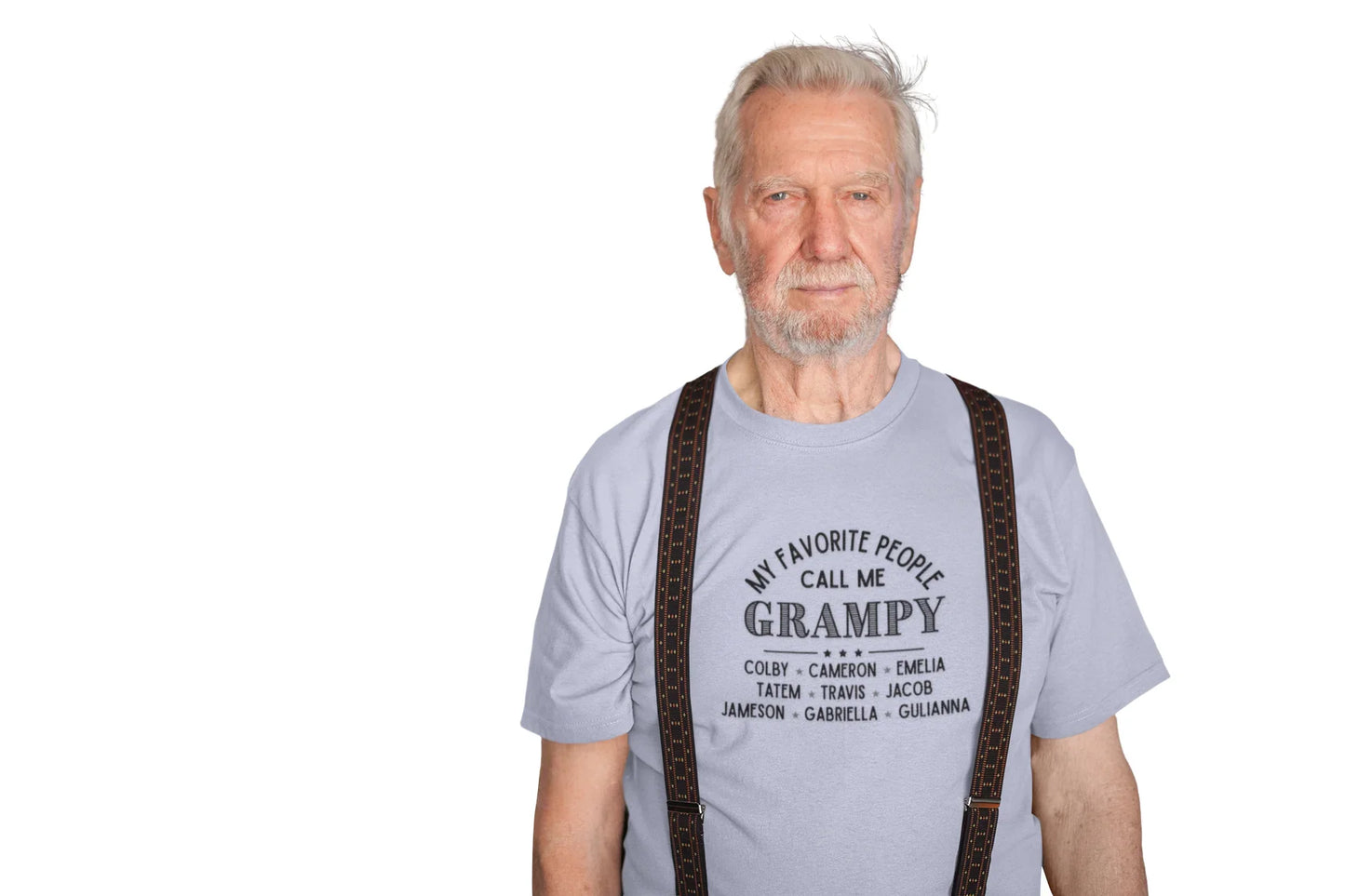 My Favorite People Call Me Grandpa - Personalized Unisex Jersey Tee - Whippie's