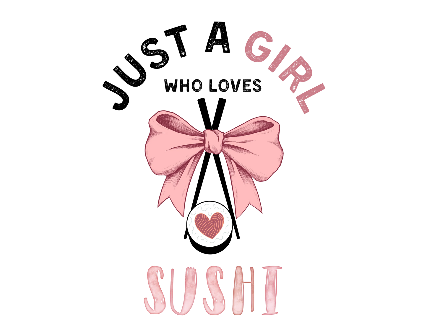 Just a Girl Who Loves... Graphic Women's Tee | Choose Your Passion 💖 - Personalizable - Whippie's