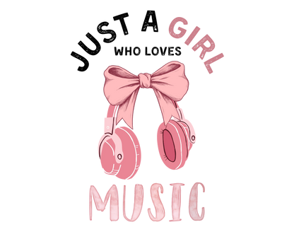 Just a Girl Who Loves... Graphic Women's Tee | Choose Your Passion 💖 - Personalizable - Whippie's
