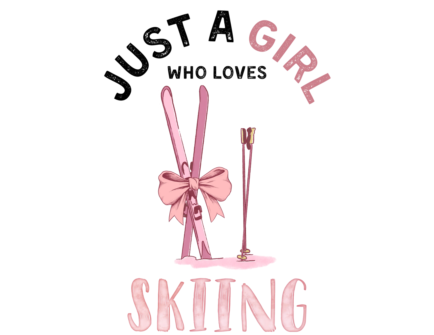Just a Girl Who Loves... Graphic Women's Tee | Choose Your Passion 💖 - Personalizable - Whippie's