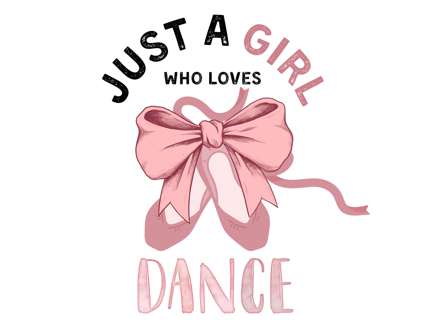 Just a Girl Who Loves... Graphic Women's Tee | Choose Your Passion 💖 - Personalizable - Whippie's