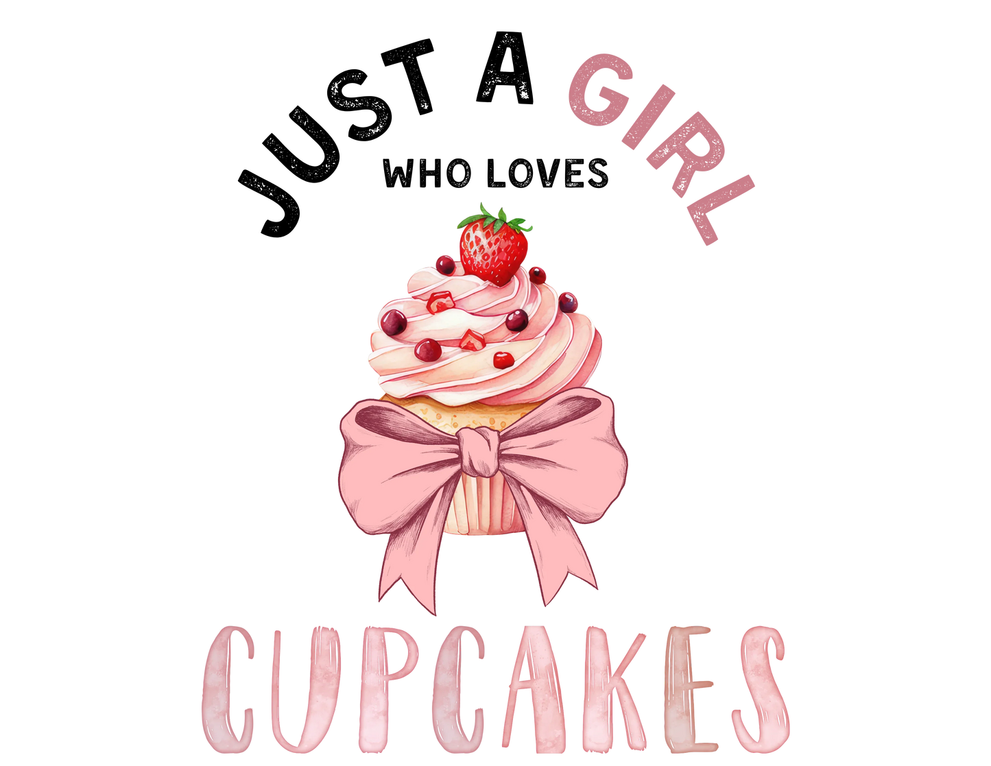 Just a Girl Who Loves... Graphic Women's Tee | Choose Your Passion 💖 - Personalizable - Whippie's