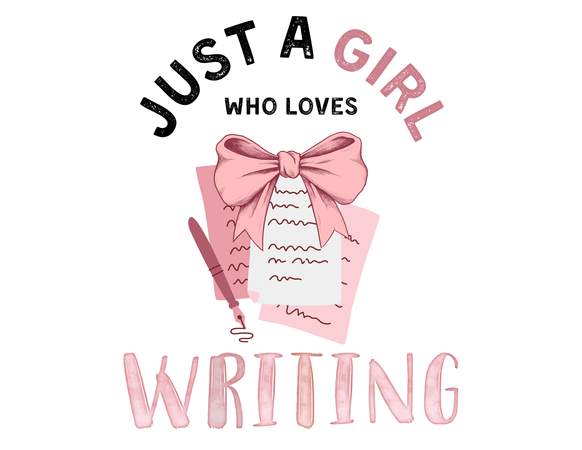 Just a Girl Who Loves... Graphic Women's Tee | Choose Your Passion 💖 - Personalizable - Whippie's
