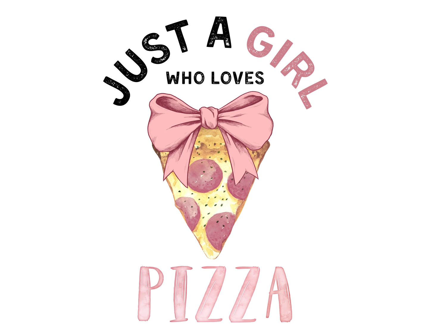 Just a Girl Who Loves... Graphic Women's Tee | Choose Your Passion 💖 - Personalizable - Whippie's