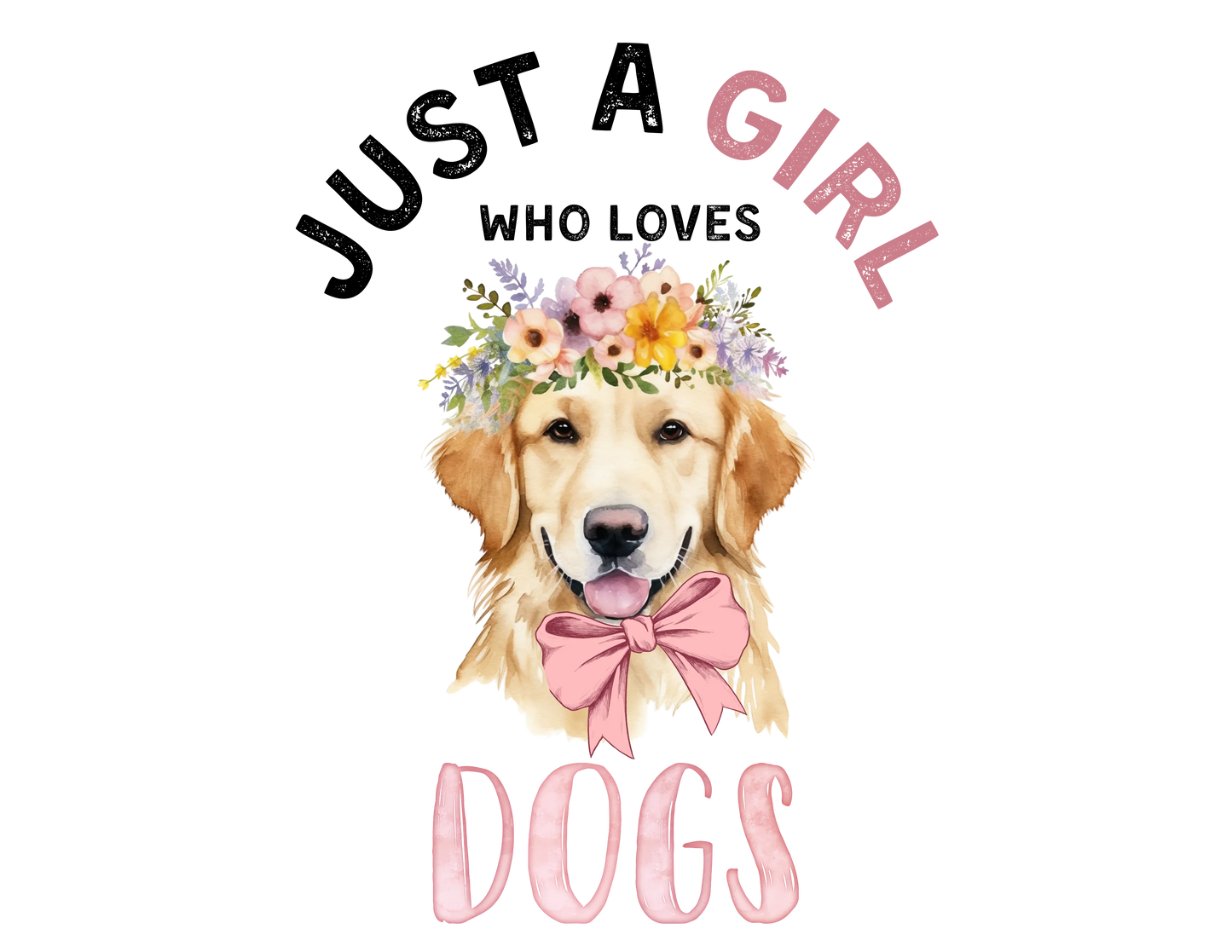 Just a Girl Who Loves... Graphic Women's Tee | Choose Your Passion 💖 - Personalizable - Whippie's