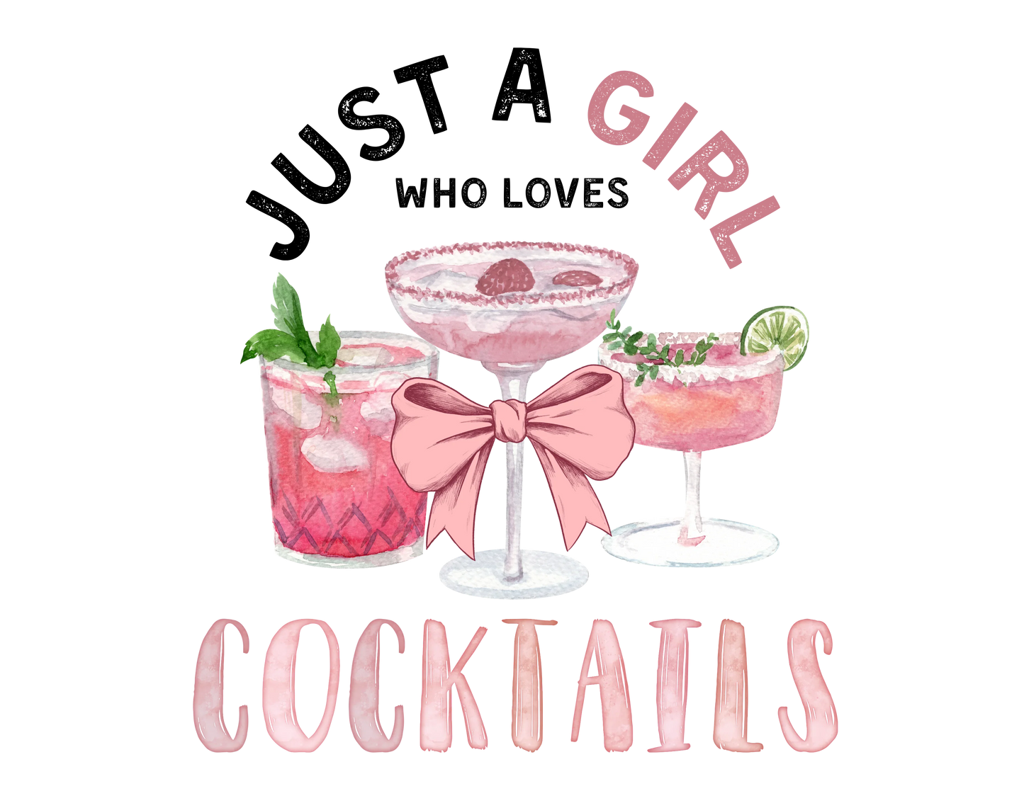 Just a Girl Who Loves... Graphic Women's Tee | Choose Your Passion 💖 - Personalizable - Whippie's