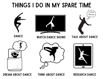 My Spare Time = Dance Time Boys' Youth Tee - Personalizable - Whippie's