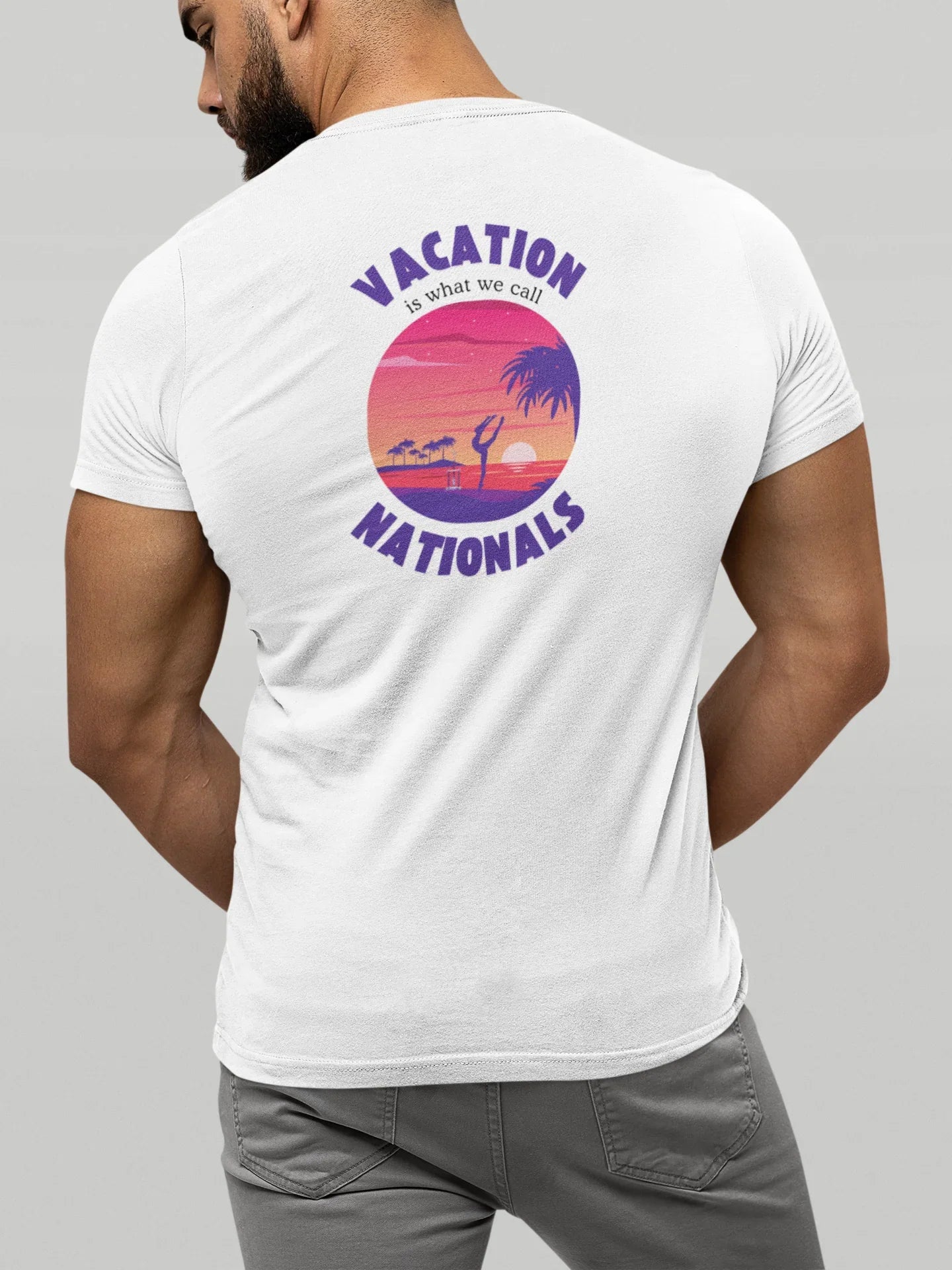 Our Vacation? It's Called Nationals! Unisex Tee - Personalizable - Whippie's
