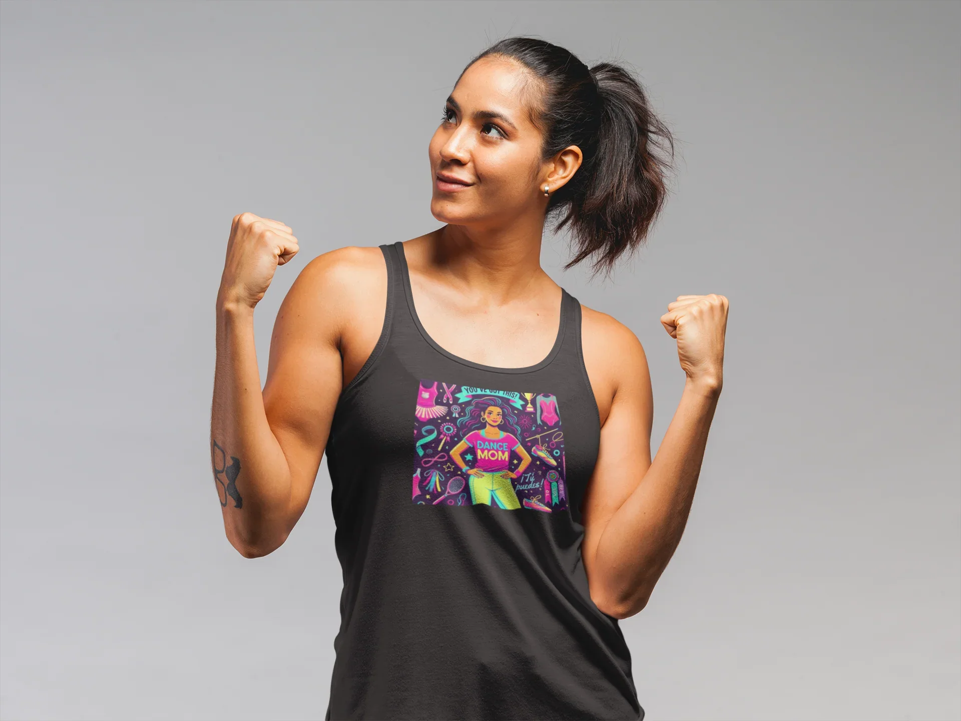 Dance Mom: You've Got This - Latina Mom Flowy Racerback Tank - Whippie's