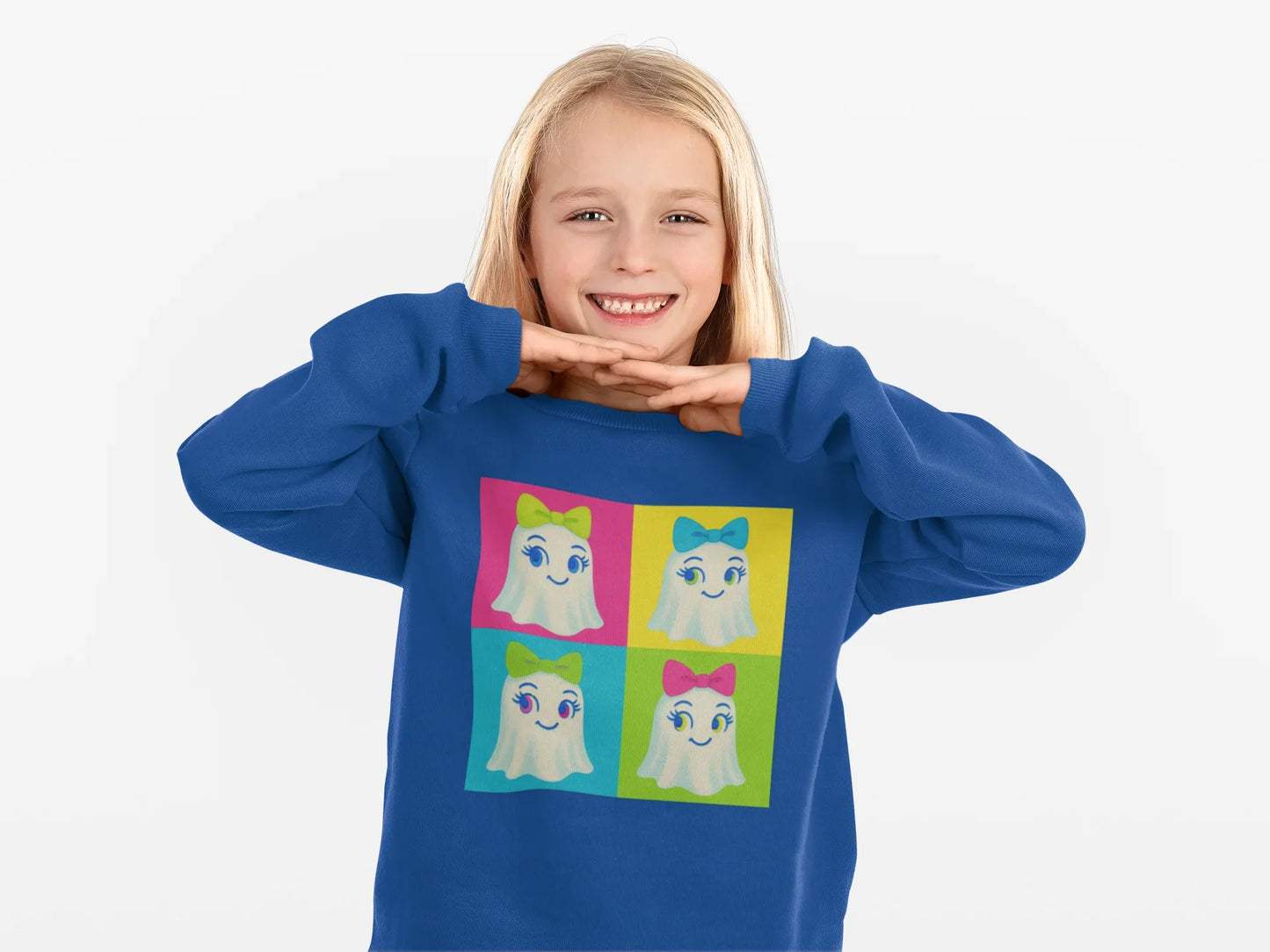 Ghostly Pop Art Youth Crewneck - Whippie's