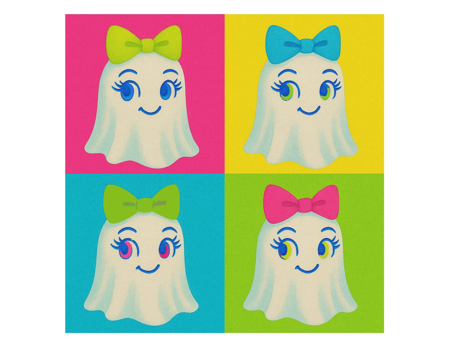 Ghostly Pop Art Youth Crewneck - Whippie's
