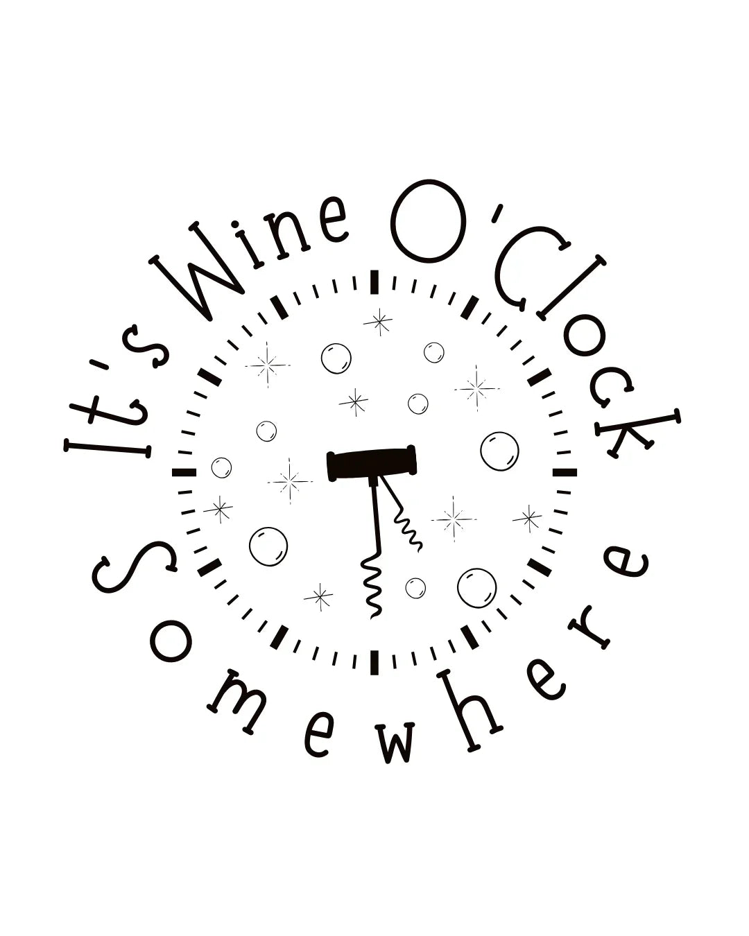 It's Wine O'Clock Somewhere Unisex Tee