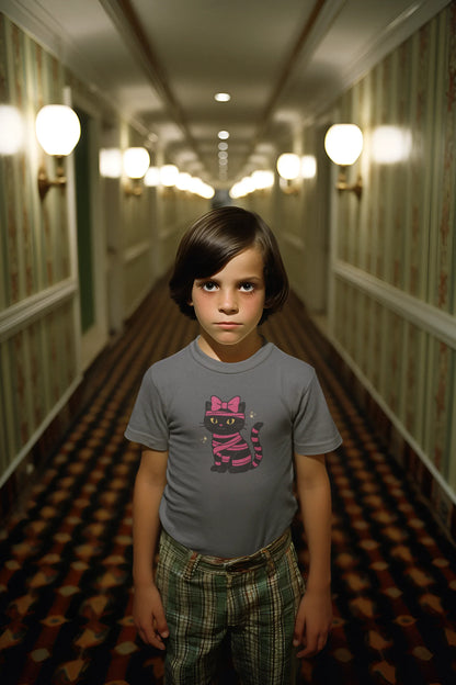 Pink Bow Halloween Friends Youth Tee - Personalizable