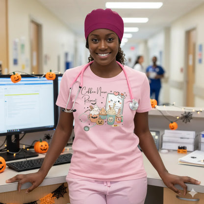 Coffee, Nurse, Repeat: Halloween Edition - Tired Nurse Tee