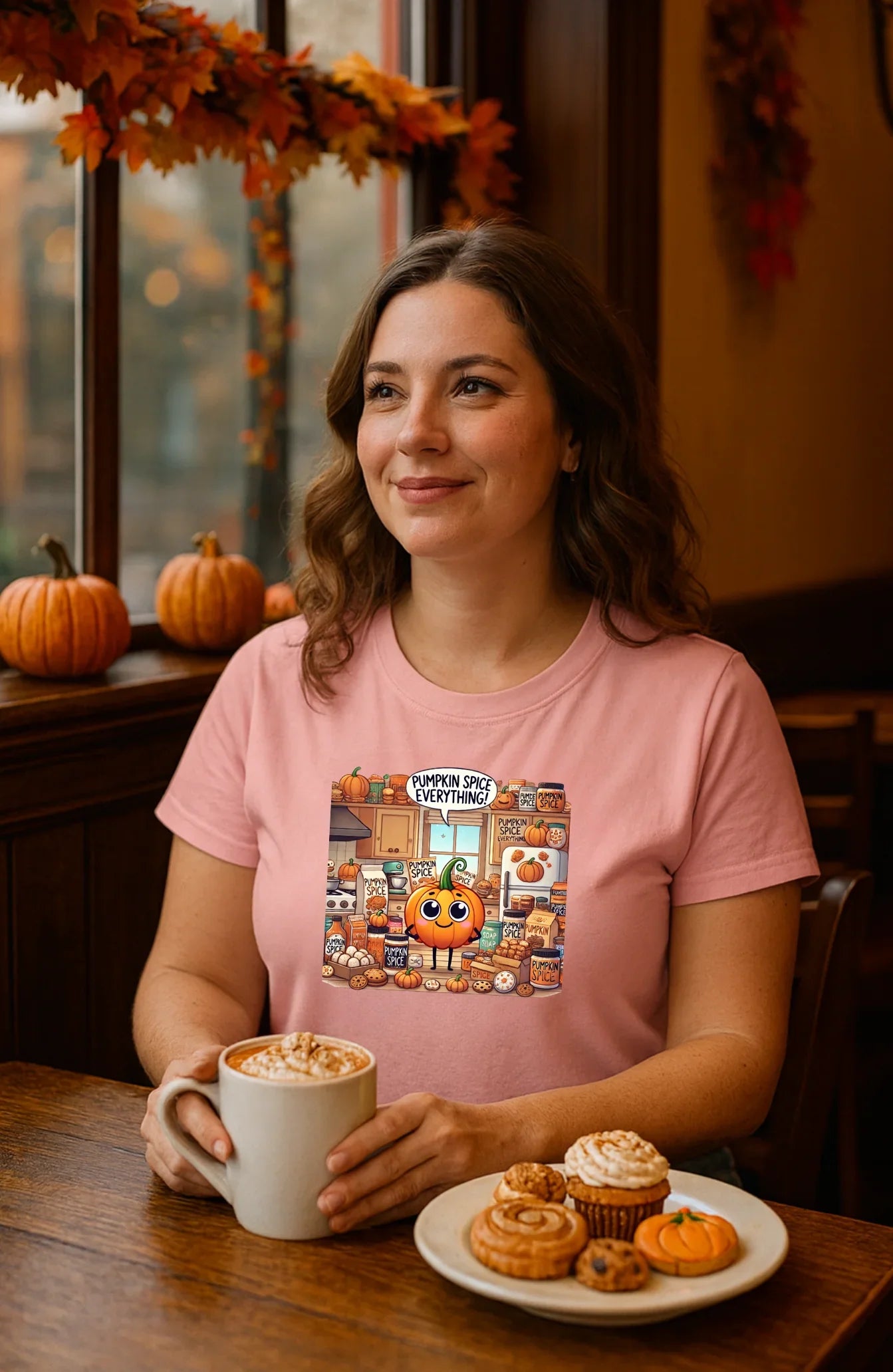 Pumpkin Spice Everything Women’s Fall T-Shirt