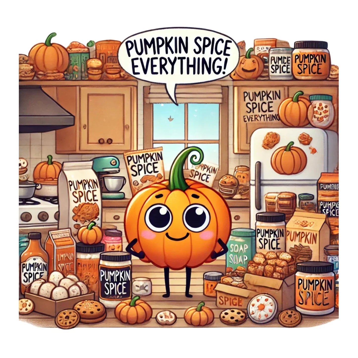 Pumpkin Spice Everything Women’s Fall T-Shirt
