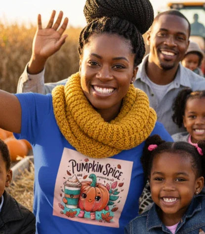 Cute Pumpkin Tee: Pumpkin Spice and Everything Nice