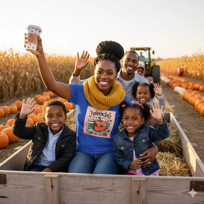 Cute Pumpkin Tee: Pumpkin Spice and Everything Nice