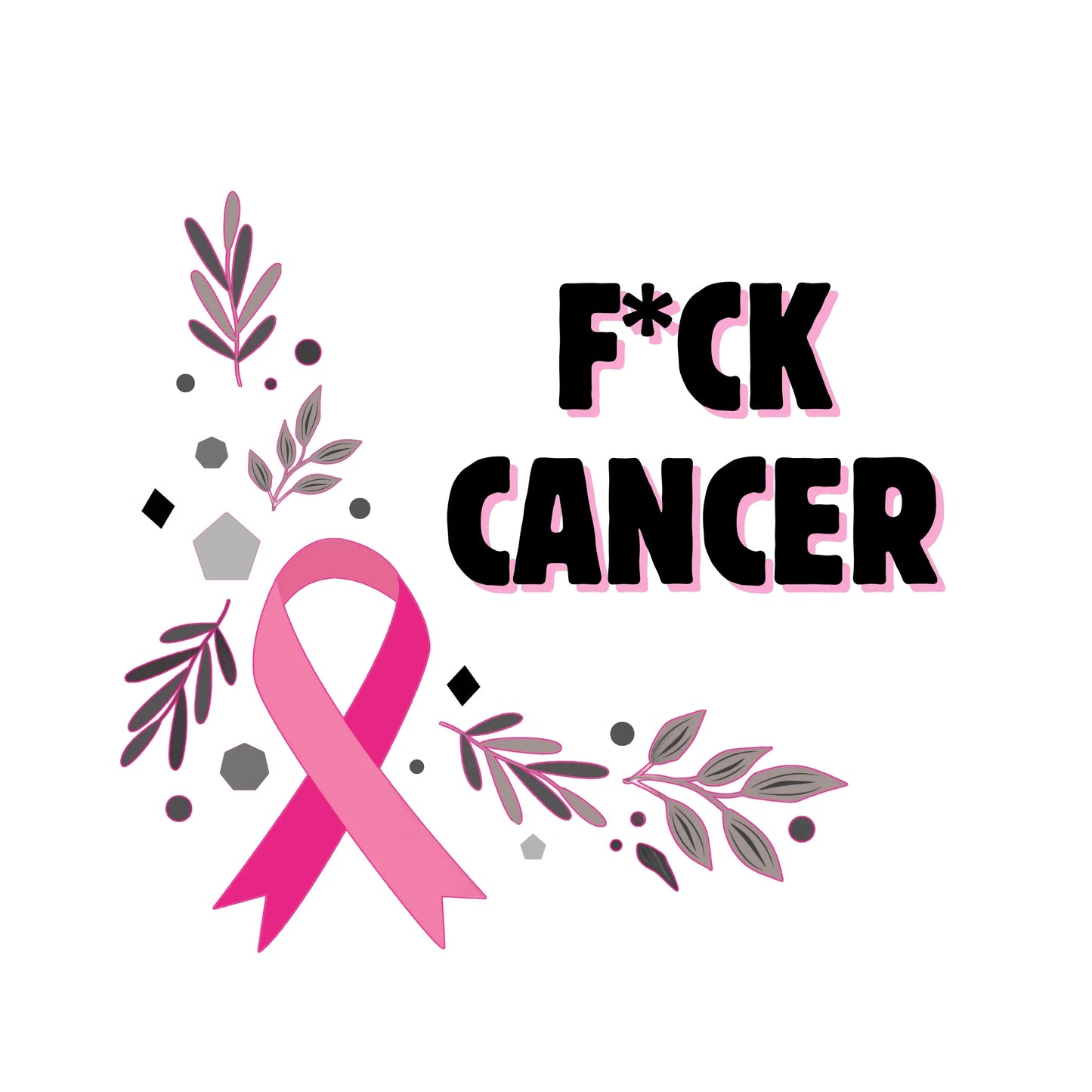 Lisa Whippie Fundraiser Breast Cancer Tee - F*CK Cancer Unisex