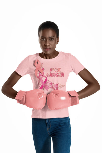 Lisa Whippie Fundraiser Breast Cancer Tee - F*CK Cancer Women's