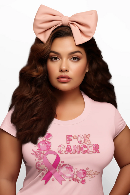 Lisa Whippie Fundraiser Breast Cancer Tee - F*CK Cancer Women's