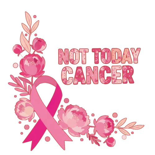 Lisa Whippie Fundraiser Breast Cancer Tee - Not Today Cancer Peony Youth