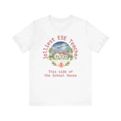 Jolliest Christmas School Tee - Personalizable Title