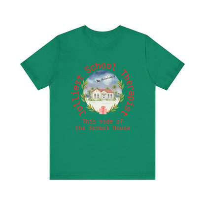 Jolliest Christmas School Tee - Personalizable Title