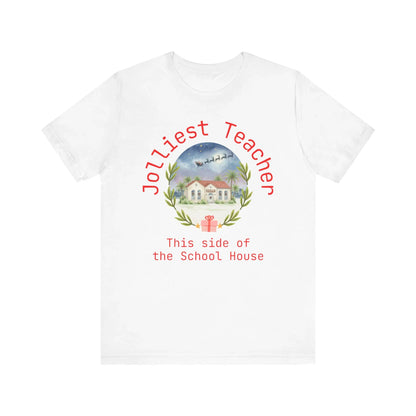Jolliest Christmas School Tee - Personalizable Title